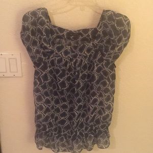 The Limited Navy Blouse